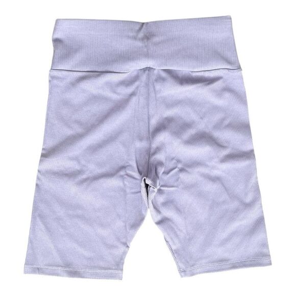 Adidas Adicolor Essentials Magic Lilac Biker Yoga Shorts Tights Short Leggings - Picture 2 of 8